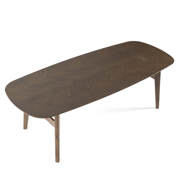 Costello Mid-Century Modern Wenge Dining Table