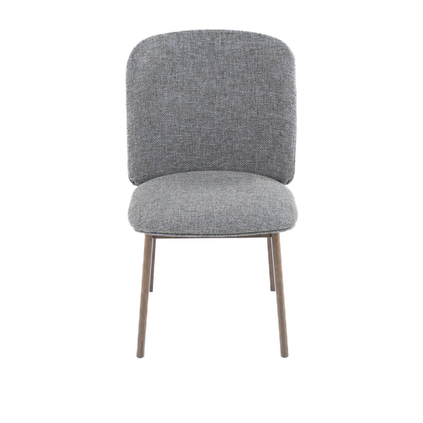 Modrest Costello Mid Century Modern Grey Fabric & Wenge Dining Chair (Set Of 2) Model VGMA-MI-1158-GRYWGE