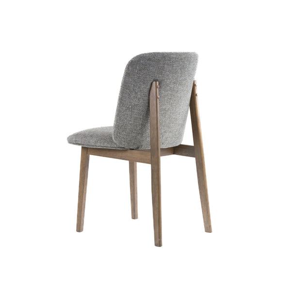 Modrest Costello Mid Century Modern Grey Fabric & Wenge Dining Chair (Set Of 2) Model VGMA-MI-1158-GRYWGE