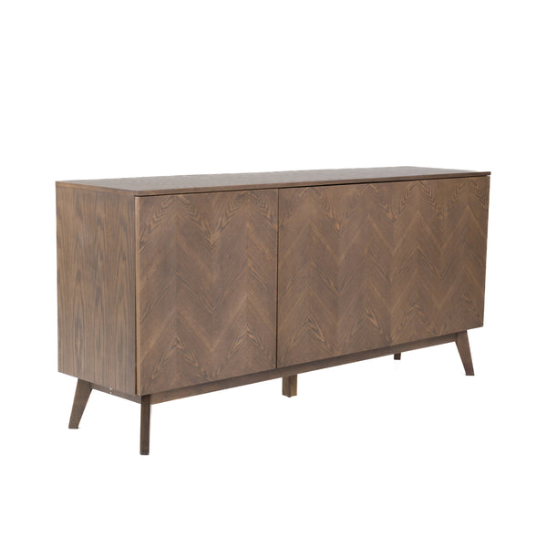 Costello Mid-Century Modern Wenge Buffet
