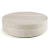 Modrest Cozad Modern Faux Travertine Round Coffee Table Model VGVC-CT25093