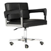 Craig Modern Black Bonded Leather Office Chair