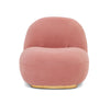 Modrest Crestone Modern Pink Sherpa Accent Chair Model VGMFOC-251-PINK-CH
