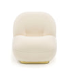 Modrest Crestone Modern White Sherpa Accent Chair Model VGMFOC-251-WHT-CH