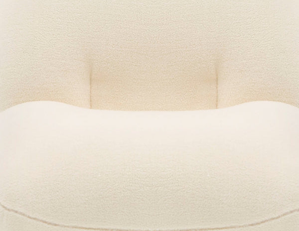 Modrest Crestone Modern White Sherpa Accent Chair Model VGMFOC-251-WHT-CH