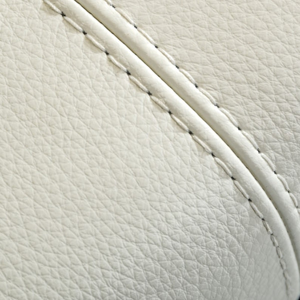 Crosby Italian Modern White Leather Sectional Sofa