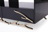 Modrest Legend Modern Black & Gold Coffee Table Model VGVCCT8111-BLK