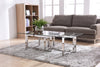 Modrest Valiant Modern Glass & Stainless Steel Coffee Table Model VGVCCT856