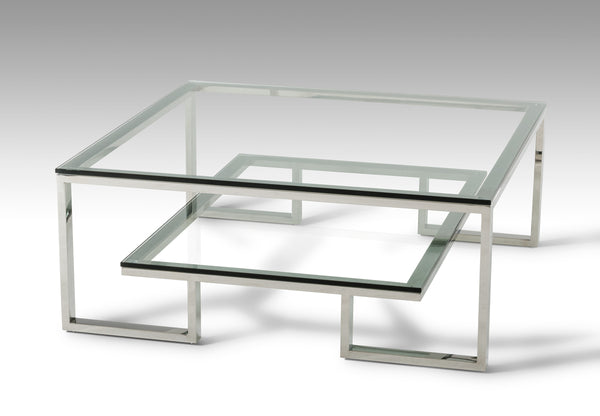 Modrest Topaz Modern Glass Coffee Table Model VGVCCT888VG