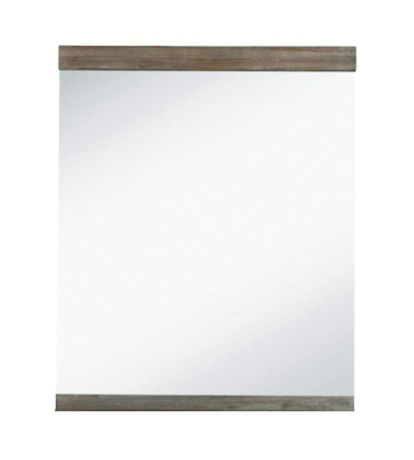 Modrest Daisy Mid Century Dark Acacia Mirror Model VGWDKYOTO-MIR