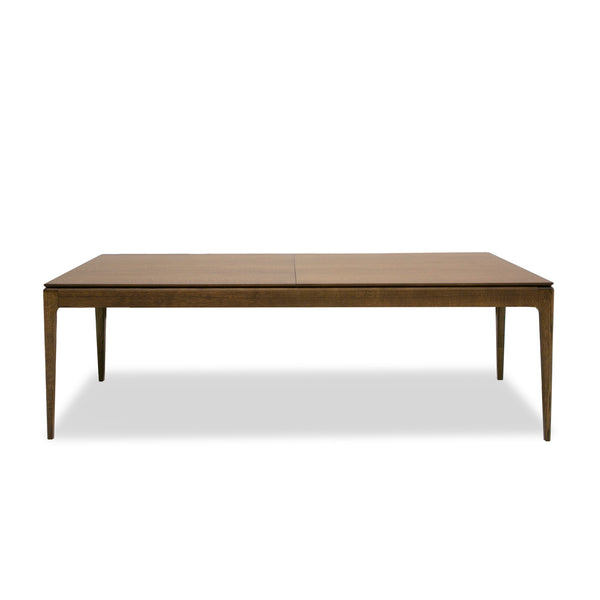 Modrest Dallas Mid Century Modern Brown Oak Extendable Dining Table Model VGME-121256-DT