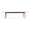 Modrest Dallas Mid Century Modern Brown Oak Extendable Dining Table Model VGME-121256-DT