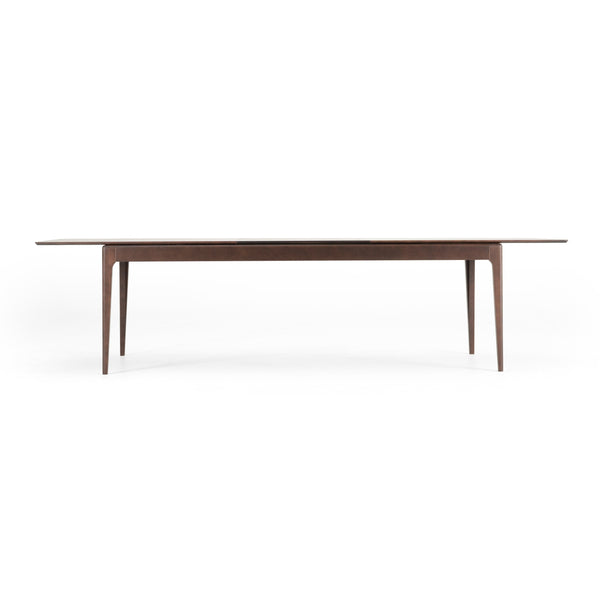 Modrest Dallas Mid Century Modern Brown Oak Extendable Dining Table Model VGME-121256-DT