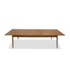 Modrest Dallas Mid Century Modern Brown Oak Extendable Dining Table Model VGME-121256-DT