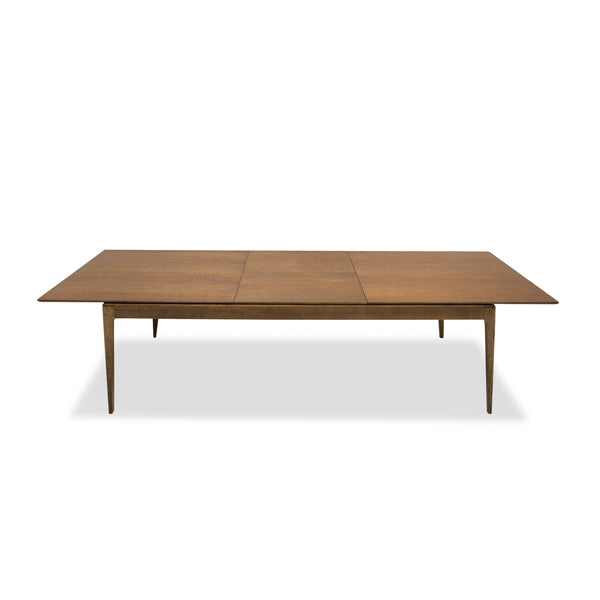 Modrest Dallas Mid Century Modern Brown Oak Extendable Dining Table Model VGME-121256-DT