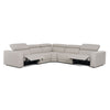 Lamod Italia Dalton Modern Italian Light Grey Leather Sectional & Recliners Model VGDTDALTON-GREY-SECT