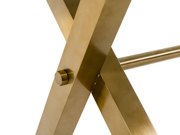 Modrest Dandy Modern Golden & 15Mm Glass Dining Table Model VGGMDT-1305-DT-15MM