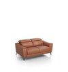 Divani Casa Danis Modern Cognac Leather Brown Loveseat Model VGBNS-1803-BRN-L