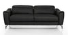 Divani Casa Danis Modern Black Leather Sofa Model VGBNS-1803-BLK-S