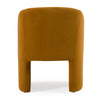 Danube Modern Burnt Orange Fabric Dining Chair