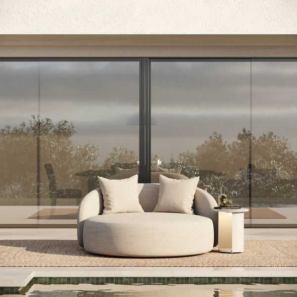 Renava Tabarca Outdoor Beige Fabric Bed Model VGVK-F017-DB1-BGE