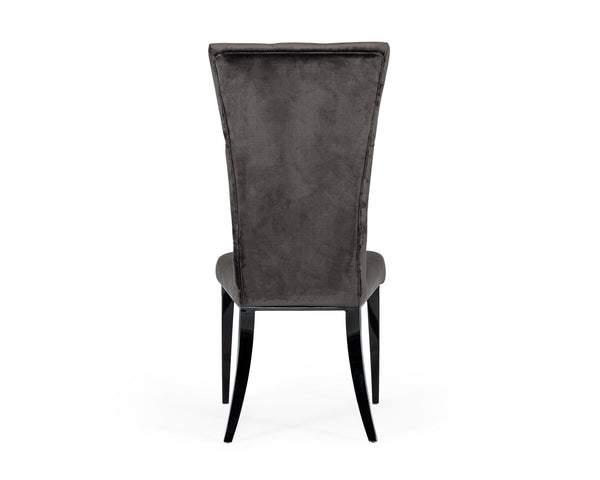 Modrest Darley Modern Grey Velvet Dining Chair Set Of 2 Model VGZAY623-GRY