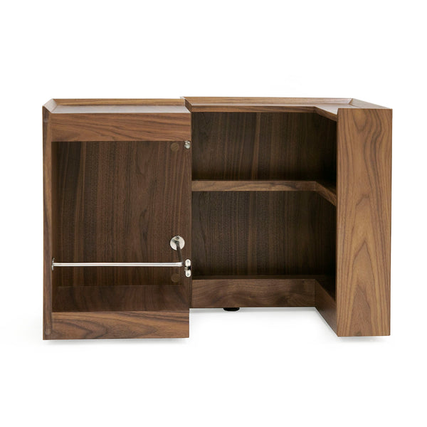 Modrest Delight Modern Walnut End Table Model VGWCP205B-WAL-ET