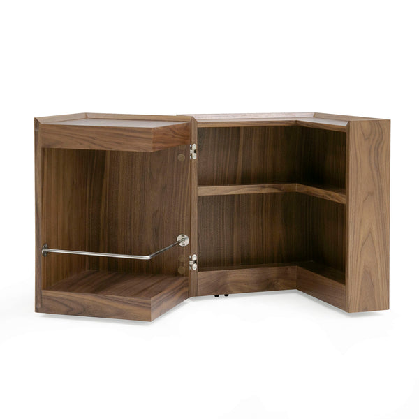 Modrest Delight Modern Walnut End Table Model VGWCP205B-WAL-ET