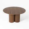 Modrest Depew Mid Century Modern Walnut Round Dining Table Model VGDWJ3646-1-WAL