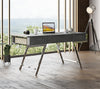 Dessart Modern Elm Grey Office Desk