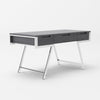 Dessart Modern Elm Grey Office Desk