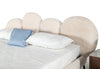 Modrest Destiny Contemporary White Sherpa Bubble Bed Model VGODZW-20104-WHT-BED