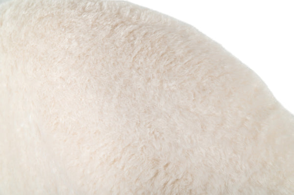 Modrest Destiny Contemporary White Sherpa Bubble Bed Model VGODZW-20104-WHT-BED