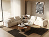Divani Casa Simone Modern Off White Fabric Sectional Sofa Model VGCS-SF-23083