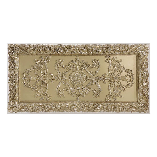 ACME Vatican Champagne Silver Dining Table Model DN00467