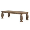 ACME Constantine Brown & Gold Dining Table Model DN00477