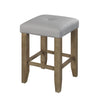 ACME Charnell Gary Synthetic Leather & Oak Counter Height Stool (Set-2) Model DN00552