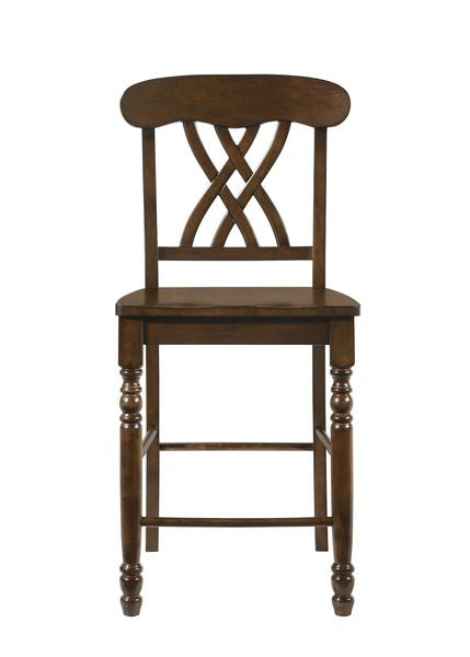 ACME Dylan Walnut Counter Height Chair (Set-2) Model DN00623