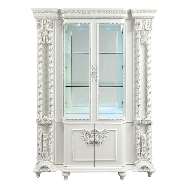 ACME Vanaheim Antique White Curio Model DN00681