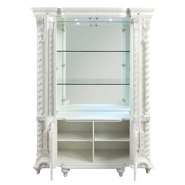 ACME Vanaheim Antique White Curio Model DN00681