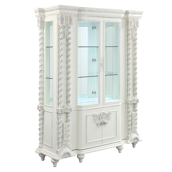 ACME Vanaheim Antique White Curio Model DN00681