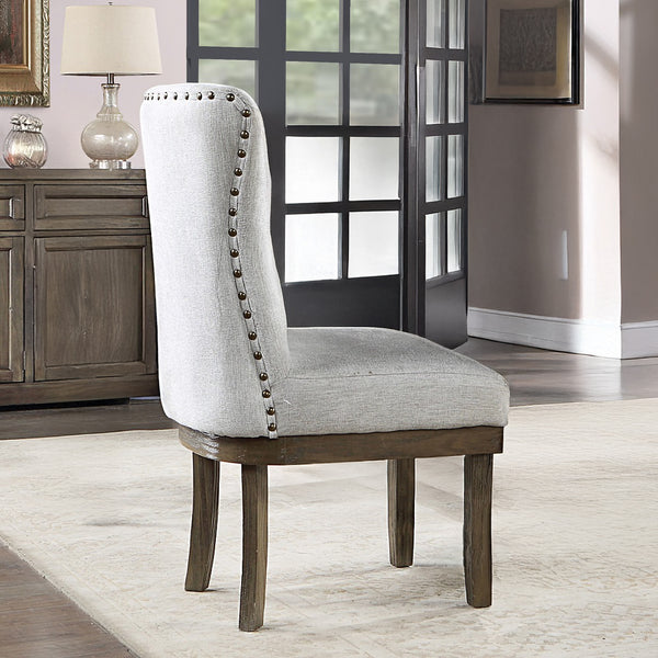 ACME Landon Gray Linen Side Chair (Set-2) Model DN00951