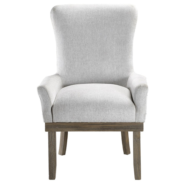 ACME Landon Gray Linen Arm Chair Model DN00952