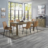 ACME Abiram Rustic Oak Dining Table Model DN01028