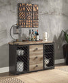 ACME Edina Oak & Sandy Black Server Model DN01059