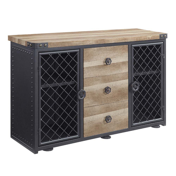 ACME Edina Oak & Sandy Black Server Model DN01059