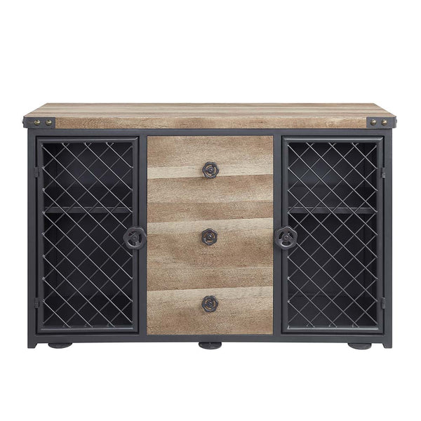 ACME Edina Oak & Sandy Black Server Model DN01059