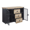 ACME Edina Oak & Sandy Black Server Model DN01059