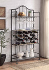 ACME Edina Oak & Sandy Black Wine Rack Model DN01060