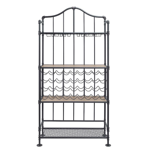ACME Edina Oak & Sandy Black Wine Rack Model DN01060